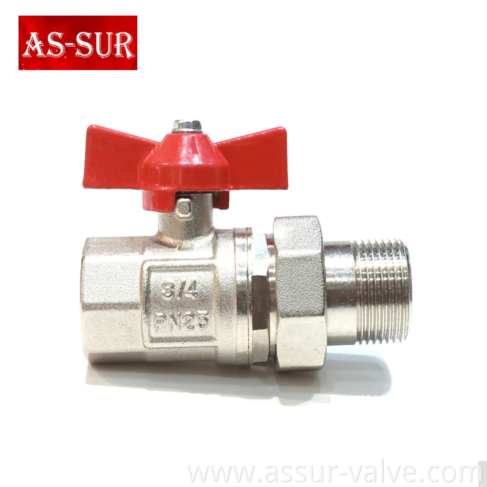 China Factory Water Gas Brass Ball Valve Bibcock Tap